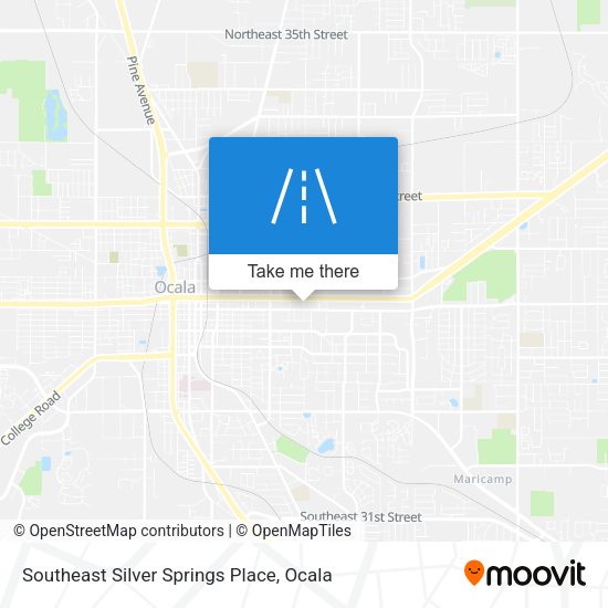 Southeast Silver Springs Place map