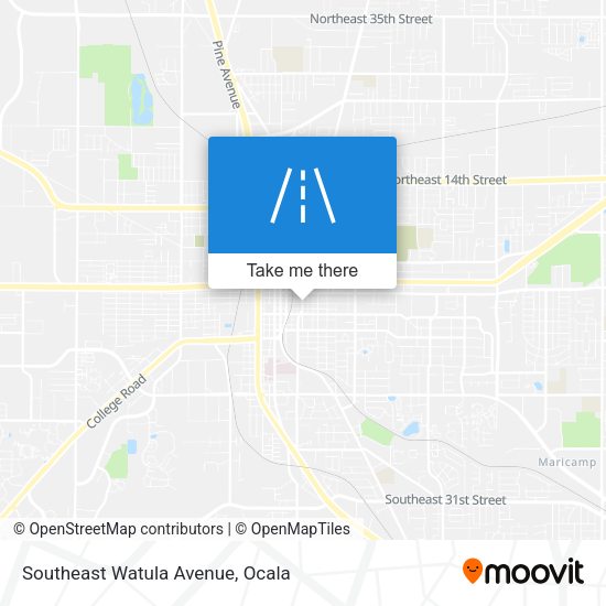 Southeast Watula Avenue map