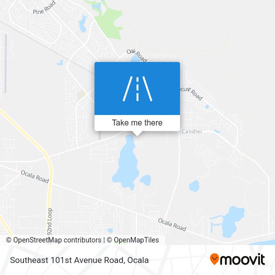 Mapa de Southeast 101st Avenue Road