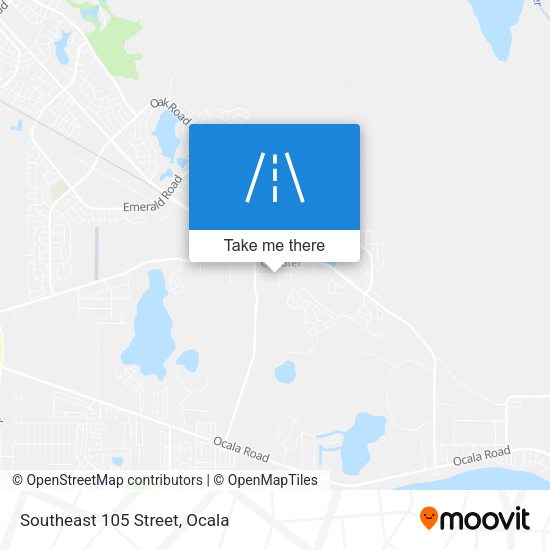 Southeast 105 Street map