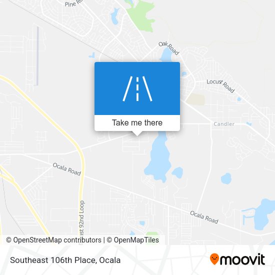Southeast 106th Place map