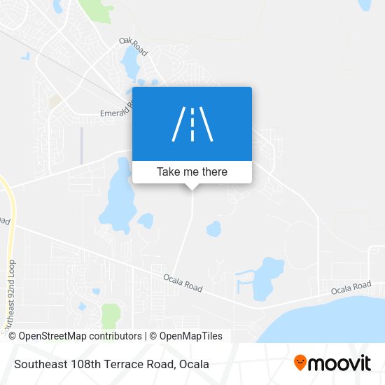 Mapa de Southeast 108th Terrace Road