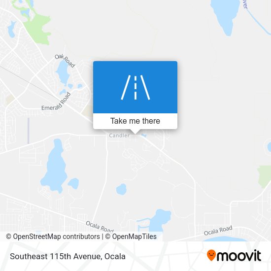 Southeast 115th Avenue map
