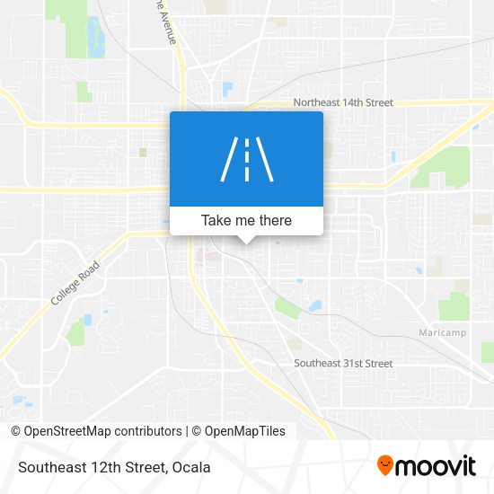 Mapa de Southeast 12th Street