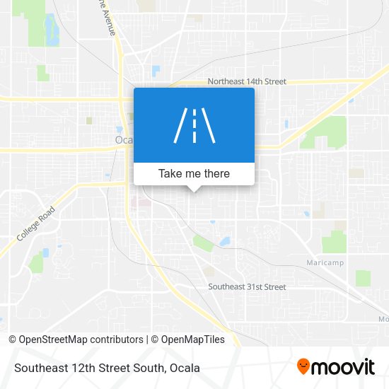 Southeast 12th Street South map