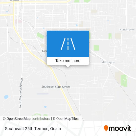 Mapa de Southeast 25th Terrace