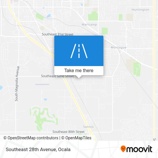 Southeast 28th Avenue map