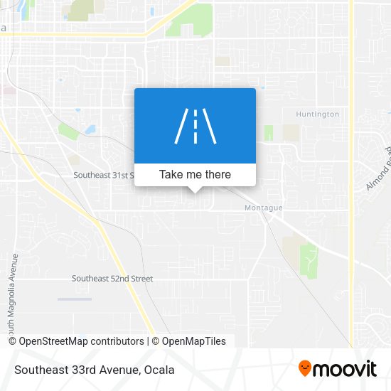 Southeast 33rd Avenue map