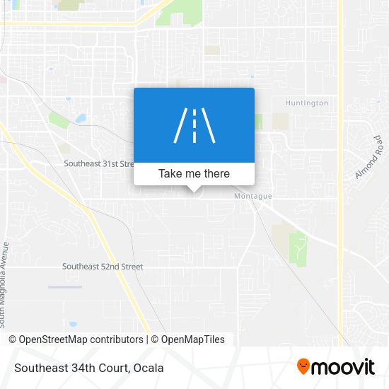 Southeast 34th Court map