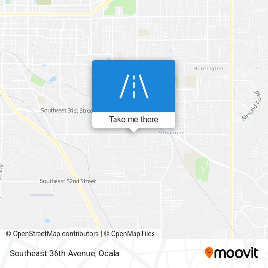 Southeast 36th Avenue map