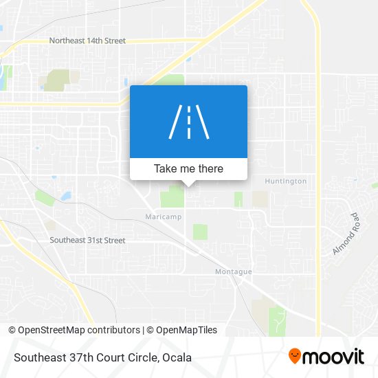 Southeast 37th Court Circle map