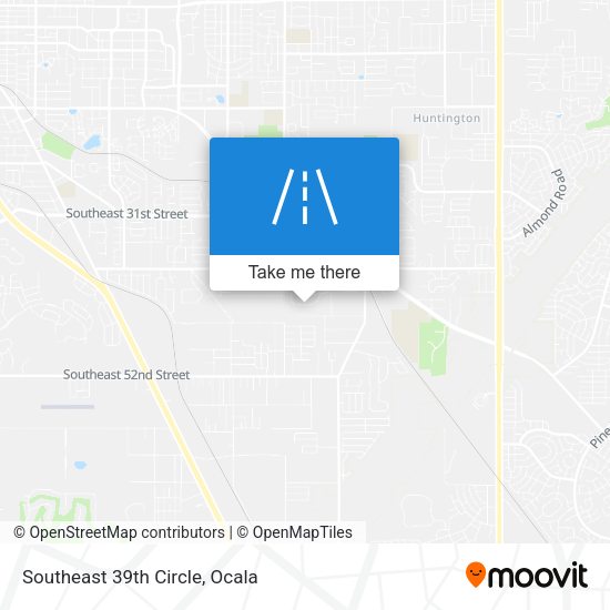 Southeast 39th Circle map