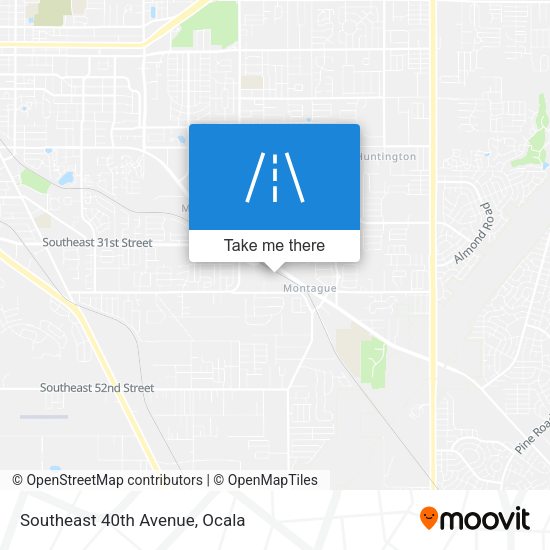 Southeast 40th Avenue map