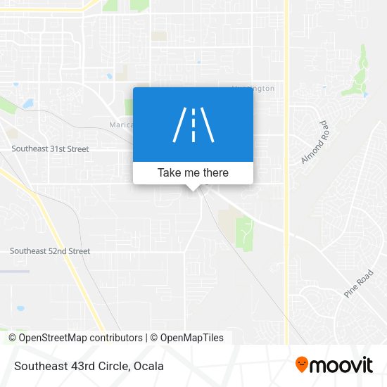 Mapa de Southeast 43rd Circle