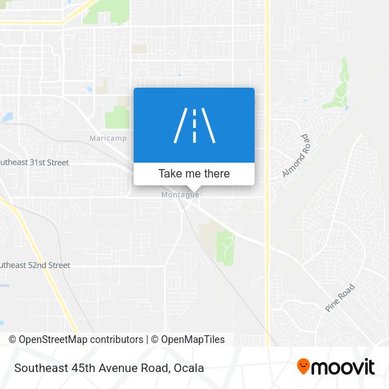 Mapa de Southeast 45th Avenue Road