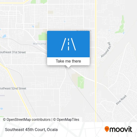 Southeast 45th Court map