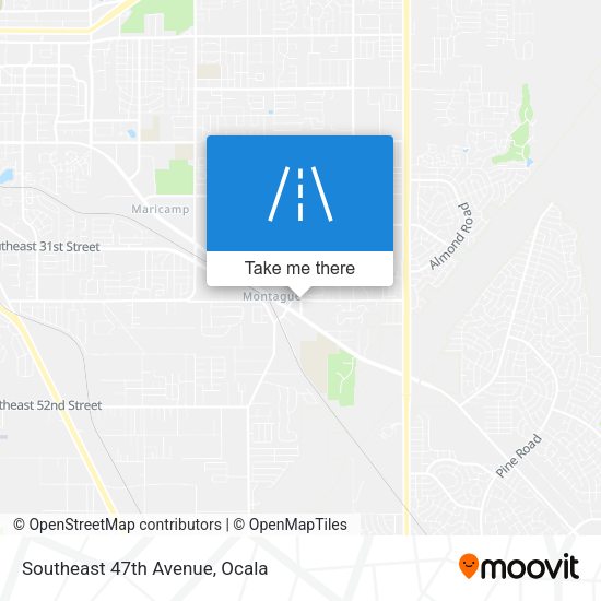 Mapa de Southeast 47th Avenue