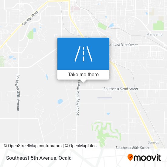 Mapa de Southeast 5th Avenue