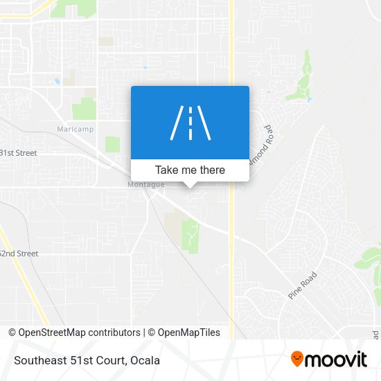 Mapa de Southeast 51st Court