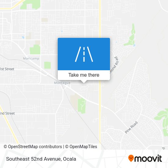 Southeast 52nd Avenue map