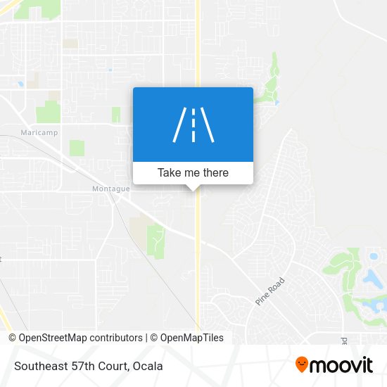 Southeast 57th Court map