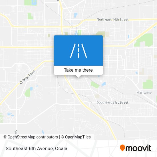 Southeast 6th Avenue map