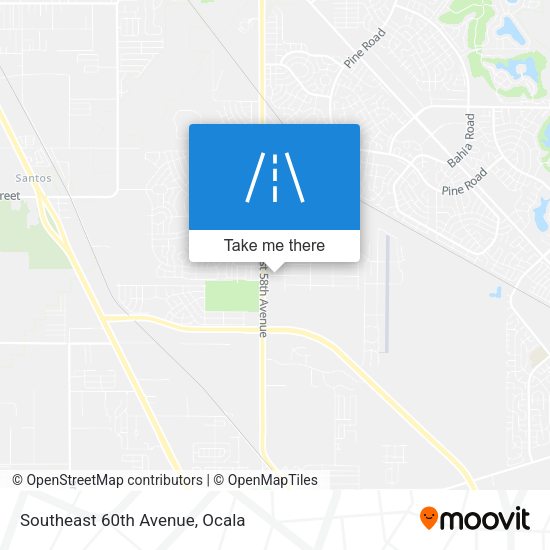 Southeast 60th Avenue map