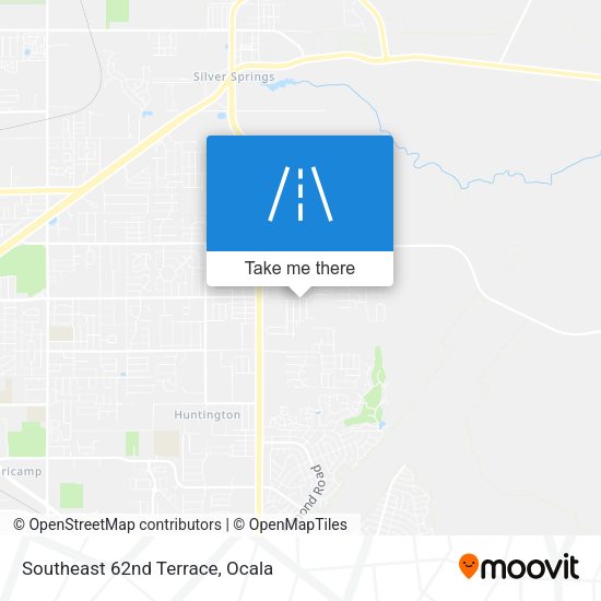 Southeast 62nd Terrace map