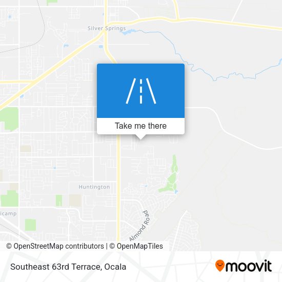 Southeast 63rd Terrace map