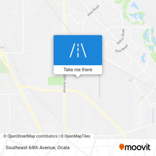 Mapa de Southeast 64th Avenue