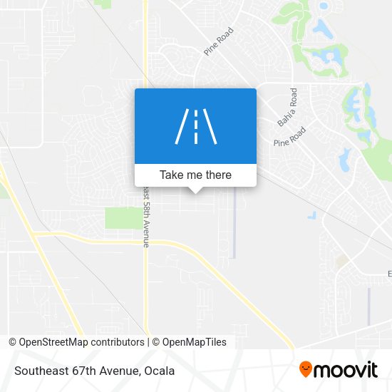 Southeast 67th Avenue map