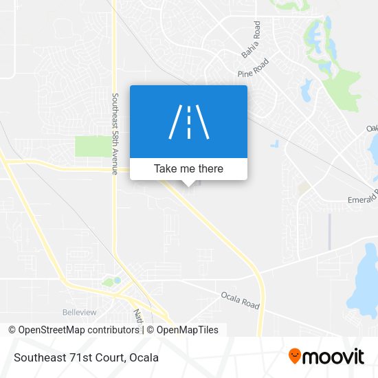 Mapa de Southeast 71st Court