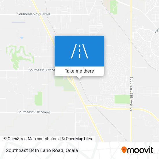 Mapa de Southeast 84th Lane Road