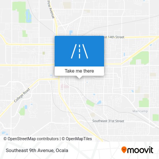 Southeast 9th Avenue map