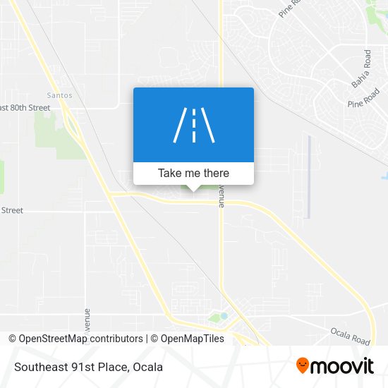 Mapa de Southeast 91st Place