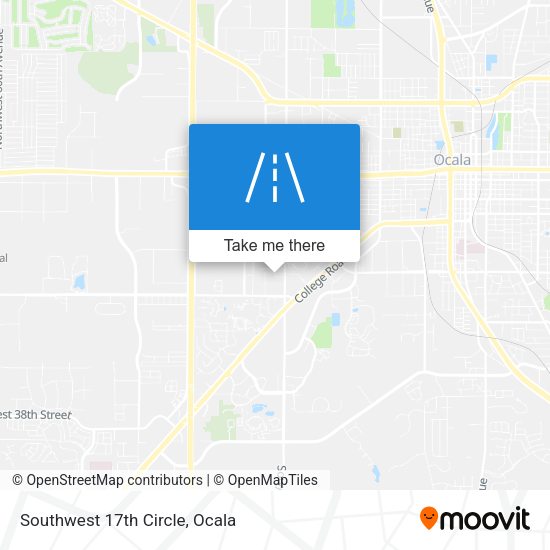 Southwest 17th Circle map