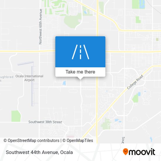 Southwest 44th Avenue map
