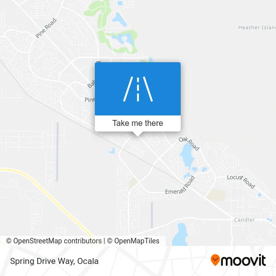 Spring Drive Way map