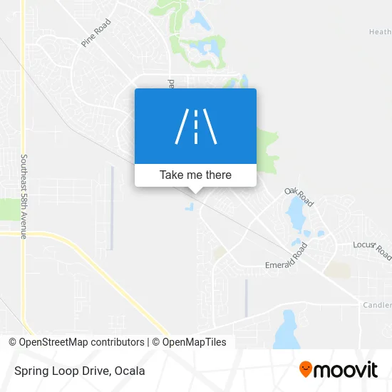 Spring Loop Drive map