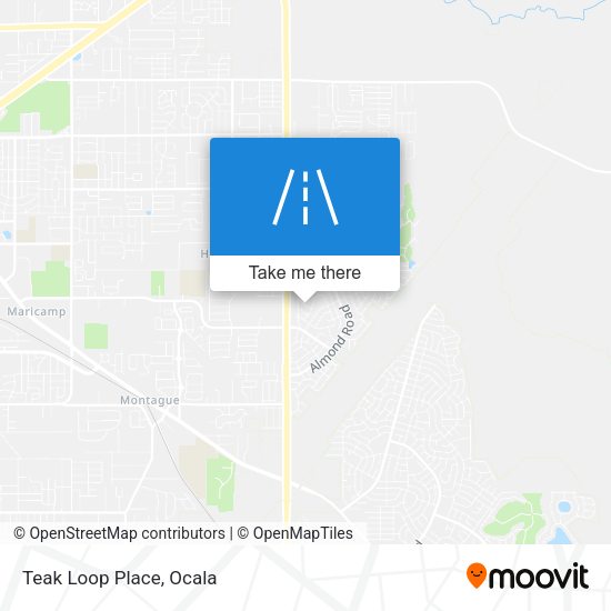 Mapa de Teak Loop Place
