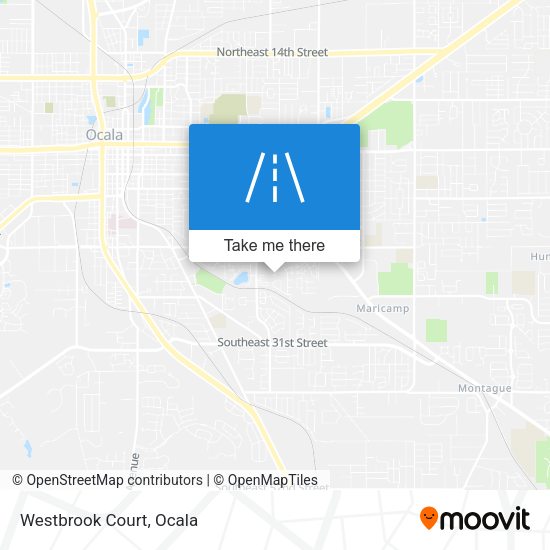 Mapa de Westbrook Court