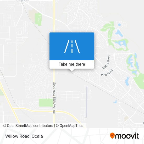Mapa de Willow Road
