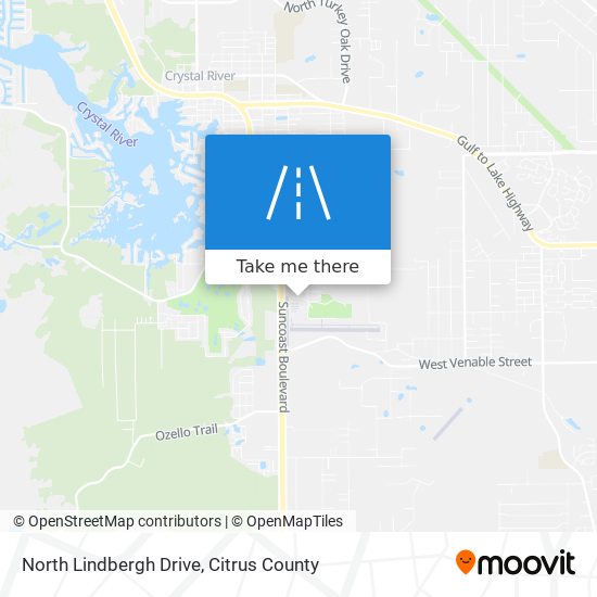North Lindbergh Drive map