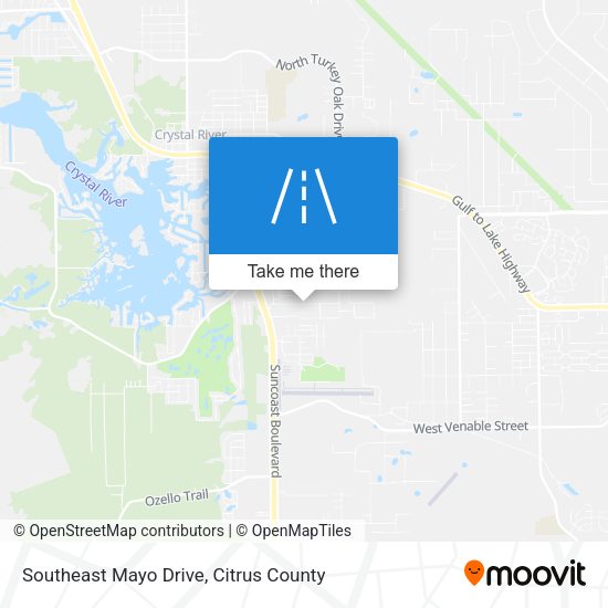 Southeast Mayo Drive map