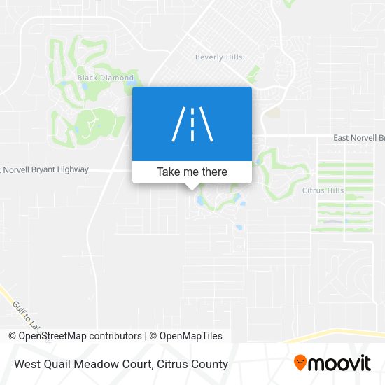 West Quail Meadow Court map