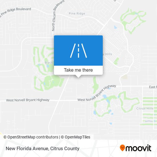 New Florida Avenue map