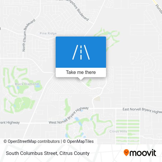South Columbus Street map