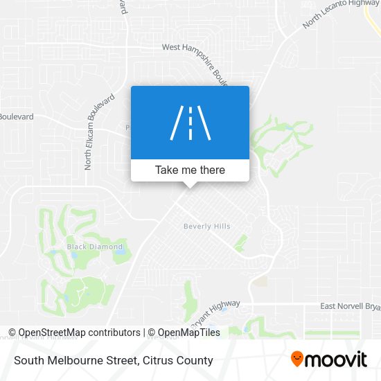 South Melbourne Street map