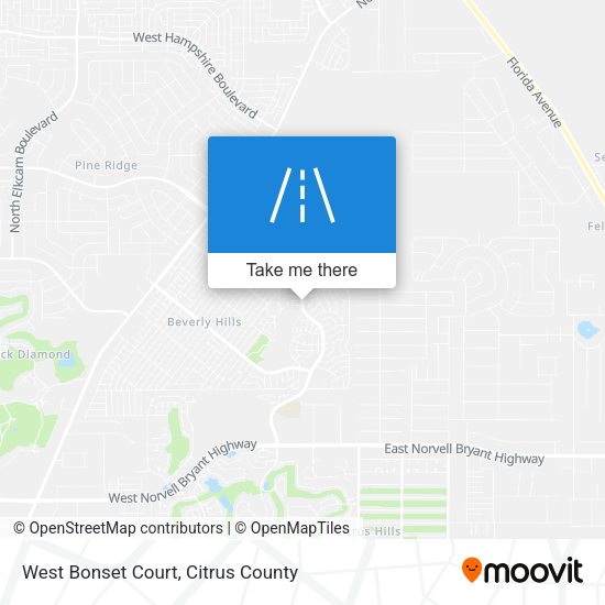 West Bonset Court map