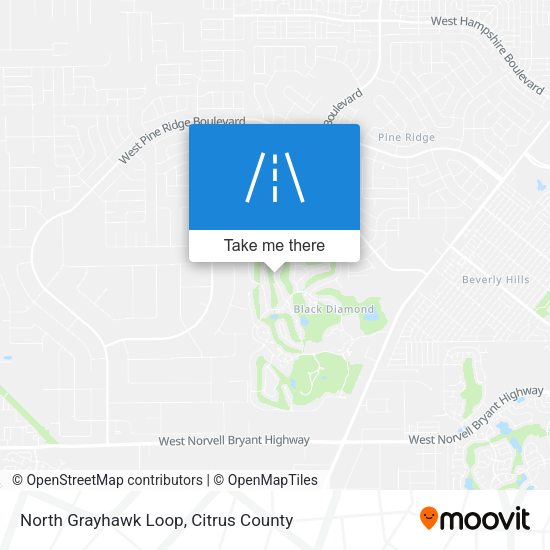 North Grayhawk Loop map